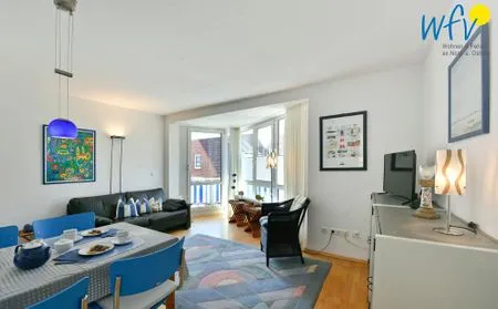 Wohnzimmer Haus Nordstern Ferienwohnung Kap Arkona