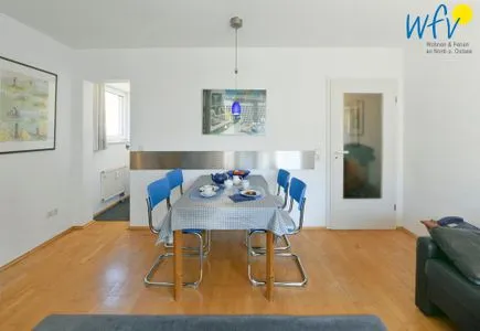 Essbereich Haus Nordstern Ferienwohnung Kap Arkona