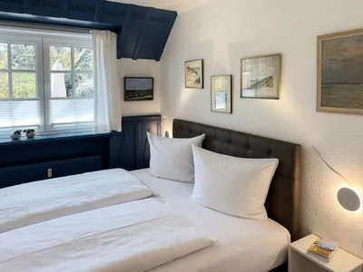Schlafzimmer Haus Pesel Ferienwohnung *Reetblick*