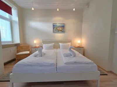 Schlafzimmer Fürstenhof, App.104 - Erste Reihe am Meer