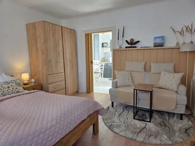 Wohnzimmer Ferienwohnung im Haus Amalie