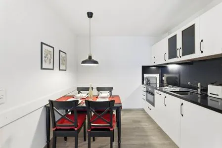 offene Küche mit Essbereich  Haus Seeblick Wohnung 326