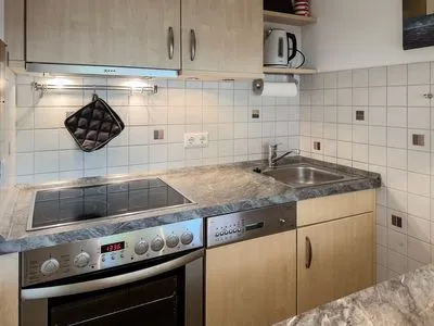 Küche / Küchenzeile Ferienwohnung *Meeresleuchten*