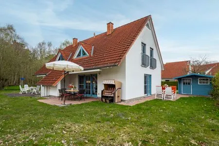 Terrasse Ferienpark Freesenbruch Doppelhaushälfte 12 - Sommerlust