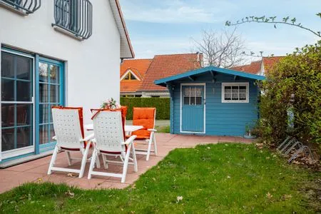 Terrasse Ferienpark Freesenbruch Doppelhaushälfte 12 - Sommerlust