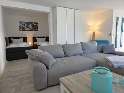 Wohnzimmer Seemeile 1 - Villa Monika