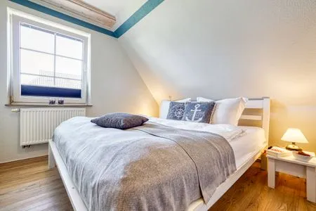 Schlafzimmer mit Doppelbett  Grode Stuw