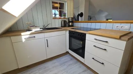 Küche / Küchenzeile Ferienwohnung "Ackerblick" in Schwartbuck