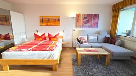 Wohnzimmer Ferienwohnung "Sonne, Strand und Meer 1702" an der Ostsee