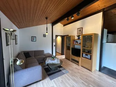 Wohnzimmer Ferienhaus  Abendgold