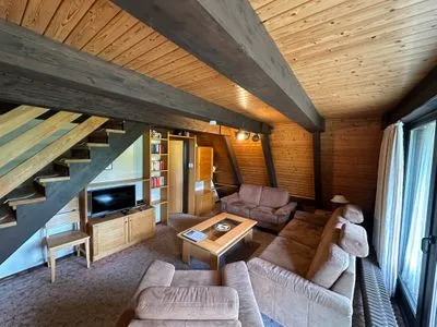 Wohnzimmer Ferienhaus Sonnenstrahl