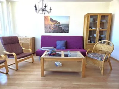 Wohnzimmer Villa Seeblick App. 409 - mit herrlichem Meerblick