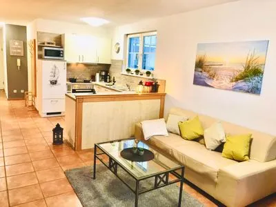 Wohnzimmer Ferienwohnung Rügen-Träume