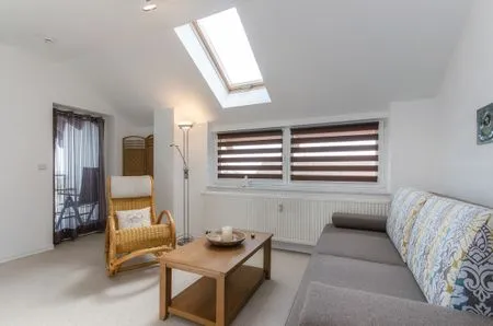Wohnzimmer Ferienwohnung Amalie in Hafennähe in Sassnitz auf Rügen