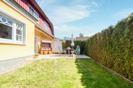 Blick auf die Terrasse  Haus Leni