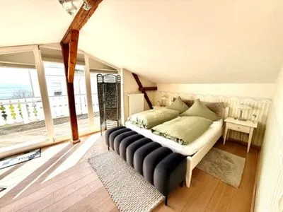 Schlafzimmer Villa Seestern - Ferienhaus mit Meerblick