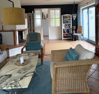 Wohnzimmer Haus Meerzeit Meerblick Doppelzimmer