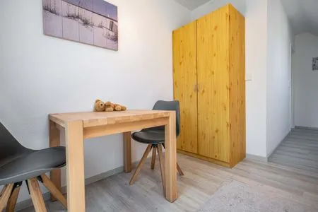 Schlafzimmer mit zwei Einzelbetten  Meeresrauschen 1