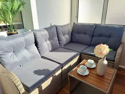 Balkon Ferienwohnung Kleiner Seelöwe