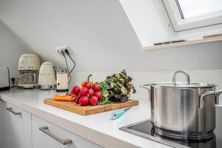 offene Küche Mühlenstrasse 23 - Wohnung Oberdeck
