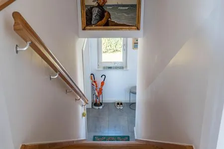Treppenaufgang zur Wohnung Mühlenstrasse 23 - Wohnung Oberdeck