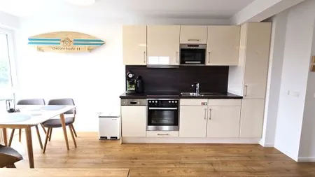 Küche / Küchenzeile Ferienwohnung "Ostseebude 11" am Schönberger Strand