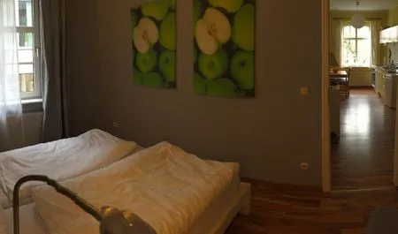 Schlafzimmer Fewo 3 im Alten Zollhaus Stralsund