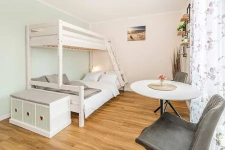 Schlafzimmer Ferienwohnung Ostseetraum