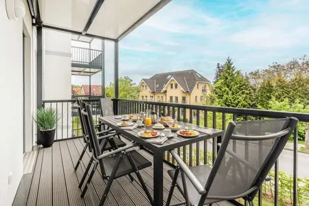 Balkon Ferienwohnung Ostseetraum