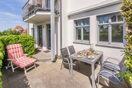 Terrasse Haus am Kliff Appartement