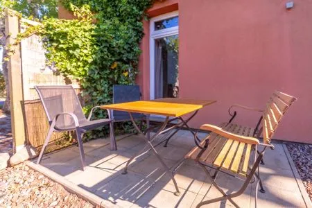 Terrasse Villa Ruegano Meeresbrise