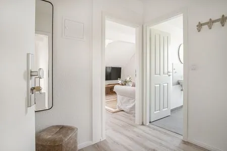 Wohnzimmer Ferienwohnung Deichblick Quartier Pellworm