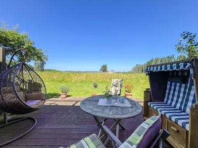 Terrasse Ferienwohnung Hygge am Fjord