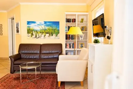 Wohnzimmer Uns Strandhus Whg. Silbermöwe 1