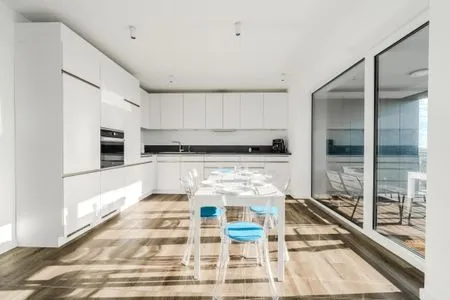 Wohn/Essbereich Loft Fluxus Emden | Delft-Blick