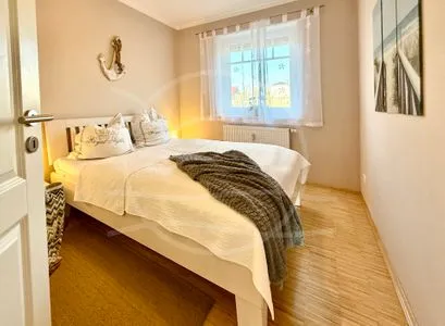 Schlafzimmer mit Doppelbett  Glebbe 17 - Wohnung 3