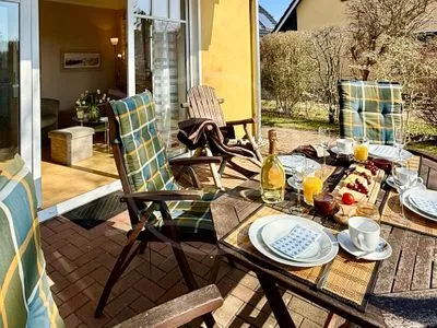möblierte Südterrasse  Glebbe 17 - Wohnung 3