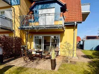 Blick auf die Terrasse  Glebbe 17 - Wohnung 3