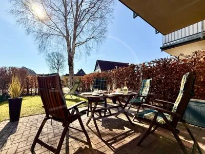 Terrasse mit Gartenanteil  Glebbe 17 - Wohnung 3