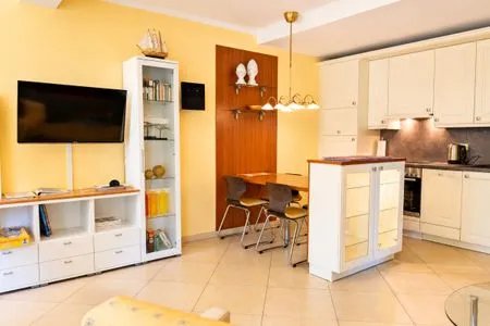 Wohnzimmer Villa Strandkuss Whg. 7