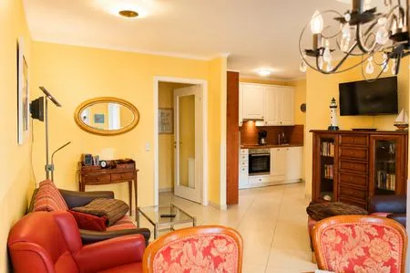 Wohnzimmer Villa Strandkuss Whg. 3