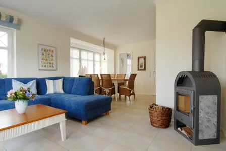 Wohnzimmer Ferienhaus Töwerhus