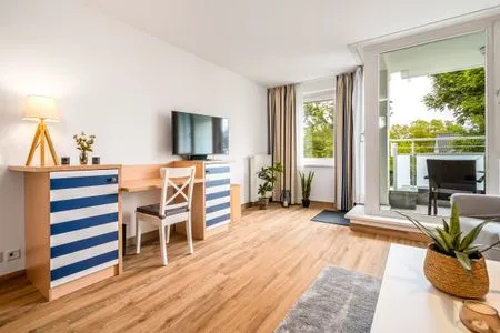Ferienwohnung Strand Zingst Aparthotel Zingst - Wohnzimmer  Strand Zingst