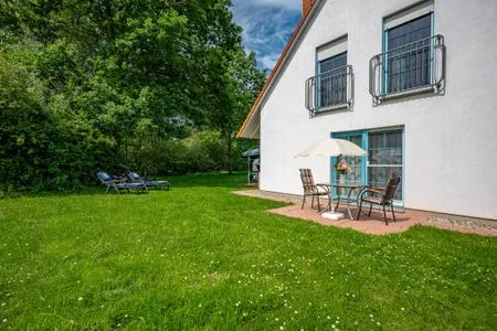 Terrasse Ferienpark Freesenbruch Doppelhaushälfte 11 - Windflüchter