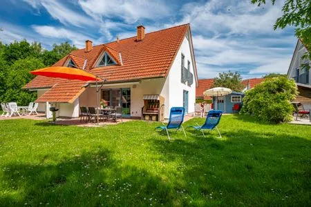 Terrasse Ferienpark Freesenbruch Doppelhaushälfte 12 - Sommerlust
