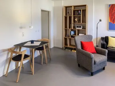 Wohnzimmer Haus Nordenlicht Ferienwohnung Wattkieker