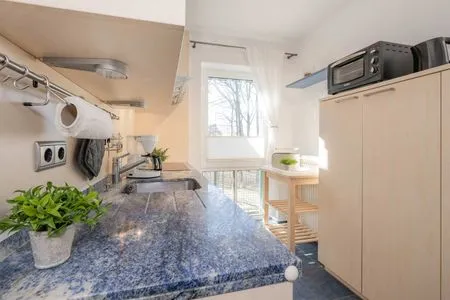 Küche / Küchenzeile Seeblick Anlage App. Aquamarin