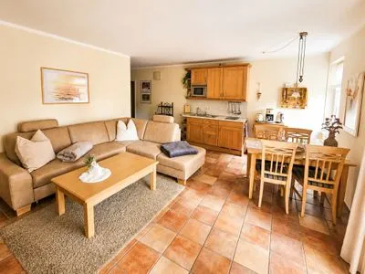 Wohnzimmer Ostseewelle Ferienwohnung 13