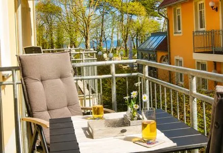 Balkon Ostseewelle Ferienwohnung 13