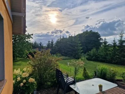 Landschaft Ferienwohnung Auszeit